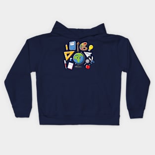 cute back to school theme Kids Hoodie